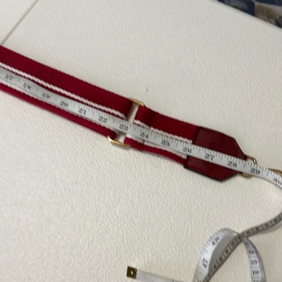 Purse Strap Bundle Maroon Stripe & Blue Plaid NWT - Picture 6 of 11